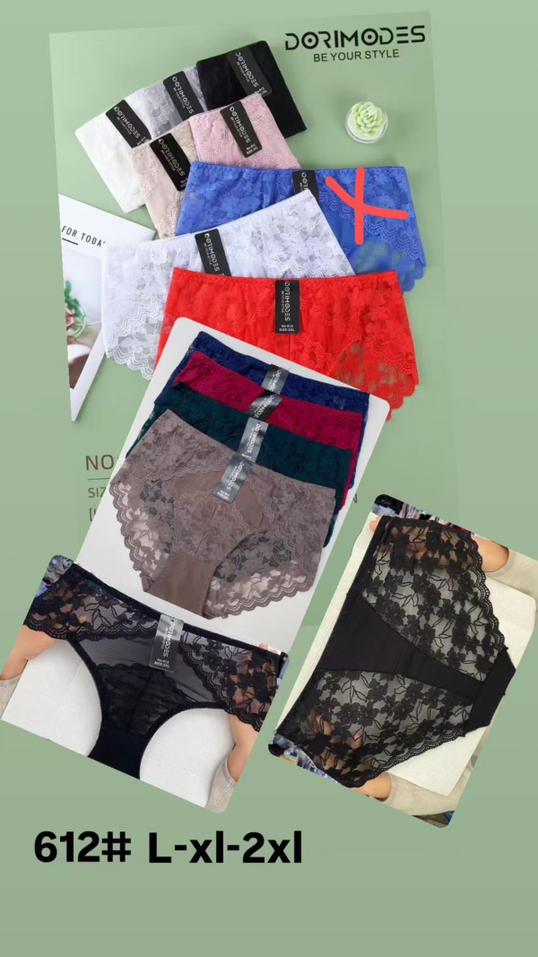 Majtki damskie Roz L-2XL, Mix kolor Paczka 24 szt